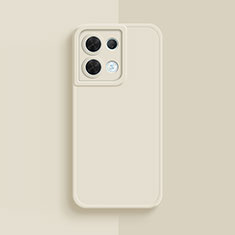 Coque Ultra Fine Silicone Souple 360 Degres Housse Etui YK7 pour Xiaomi Redmi Note 13 Pro 5G Blanc