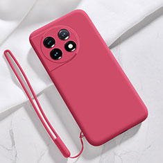 Coque Ultra Fine Silicone Souple 360 Degres Housse Etui YK8 pour OnePlus 11R 5G Rouge