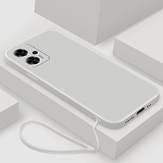 Coque Ultra Fine Silicone Souple 360 Degres Housse Etui YK8 pour Xiaomi Redmi Note 11T Pro 5G Blanc
