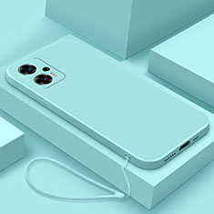 Coque Ultra Fine Silicone Souple 360 Degres Housse Etui YK8 pour Xiaomi Redmi Note 11T Pro 5G Bleu Clair
