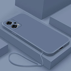 Coque Ultra Fine Silicone Souple 360 Degres Housse Etui YK8 pour Xiaomi Redmi Note 11T Pro 5G Gris Lavende