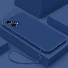 Coque Ultra Fine Silicone Souple 360 Degres Housse Etui YK8 pour Xiaomi Redmi Note 11T Pro+ Plus 5G Bleu