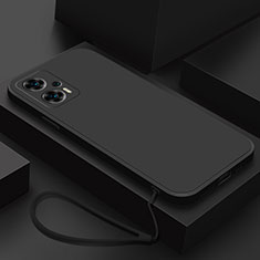 Coque Ultra Fine Silicone Souple 360 Degres Housse Etui YK8 pour Xiaomi Redmi Note 11T Pro+ Plus 5G Noir