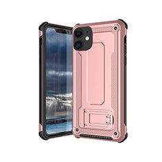 Coque Ultra Fine Silicone Souple 360 Degres Housse Etui Z01 pour Apple iPhone 11 Or Rose