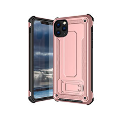 Coque Ultra Fine Silicone Souple 360 Degres Housse Etui Z01 pour Apple iPhone 11 Pro Max Or Rose