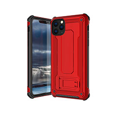 Coque Ultra Fine Silicone Souple 360 Degres Housse Etui Z01 pour Apple iPhone 11 Pro Max Rouge