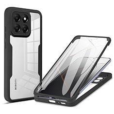 Coque Ultra Fine Silicone Souple Housse Etui 360 Degres Avant et Arriere pour Xiaomi Mi 14 5G Noir