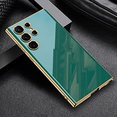 Coque Ultra Fine Silicone Souple Housse Etui AC1 pour Samsung Galaxy S21 Ultra 5G Vert