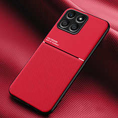 Coque Ultra Fine Silicone Souple Housse Etui avec Aimante Magnetique pour Huawei Honor 70 Lite 5G Rouge