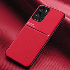 Coque Ultra Fine Silicone Souple Housse Etui avec Aimante Magnetique pour Huawei Honor 90 Lite 5G Rouge