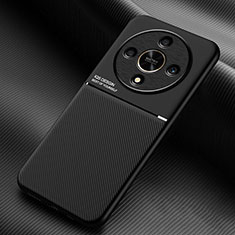 Coque Ultra Fine Silicone Souple Housse Etui avec Aimante Magnetique pour Huawei Honor Magic6 Lite 5G Noir