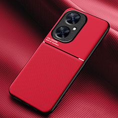 Coque Ultra Fine Silicone Souple Housse Etui avec Aimante Magnetique pour Huawei Nova 11i Rouge