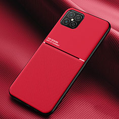 Coque Ultra Fine Silicone Souple Housse Etui avec Aimante Magnetique pour Huawei Nova 8 SE 4G Rouge