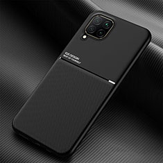 Coque Ultra Fine Silicone Souple Housse Etui avec Aimante Magnetique pour Samsung Galaxy A22 4G Noir