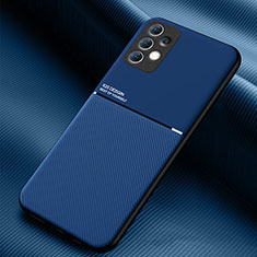 Coque Ultra Fine Silicone Souple Housse Etui avec Aimante Magnetique pour Samsung Galaxy A33 5G Bleu