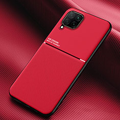Coque Ultra Fine Silicone Souple Housse Etui avec Aimante Magnetique pour Samsung Galaxy M62 4G Rouge