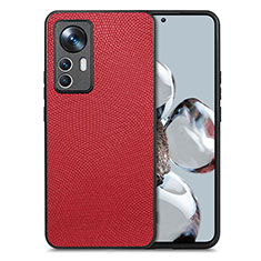 Coque Ultra Fine Silicone Souple Housse Etui avec Aimante Magnetique S02D pour Xiaomi Mi 12T 5G Rouge