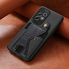 Coque Ultra Fine Silicone Souple Housse Etui avec Aimante Magnetique S03D pour Samsung Galaxy A73 5G Noir