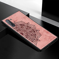 Coque Ultra Fine Silicone Souple Housse Etui avec Aimante Magnetique S03D pour Samsung Galaxy Note 10 5G Or Rose