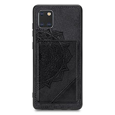 Coque Ultra Fine Silicone Souple Housse Etui avec Aimante Magnetique S03D pour Samsung Galaxy Note 10 Lite Noir