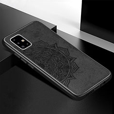 Coque Ultra Fine Silicone Souple Housse Etui avec Aimante Magnetique S04D pour Samsung Galaxy A71 5G Noir