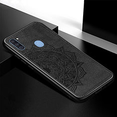 Coque Ultra Fine Silicone Souple Housse Etui avec Aimante Magnetique S04D pour Samsung Galaxy M11 Noir