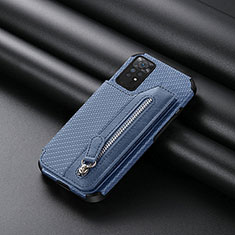 Coque Ultra Fine Silicone Souple Housse Etui avec Aimante Magnetique S04D pour Xiaomi Redmi Note 11 Pro 4G Bleu