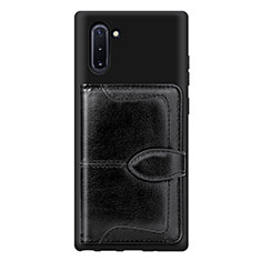 Coque Ultra Fine Silicone Souple Housse Etui avec Aimante Magnetique S06D pour Samsung Galaxy Note 10 5G Noir