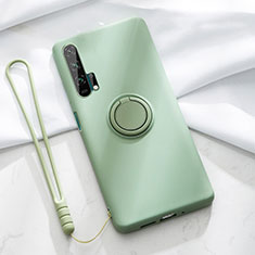 Coque Ultra Fine Silicone Souple Housse Etui avec Support Bague Anneau Aimante Magnetique T02 pour Huawei Honor 20 Pro Vert