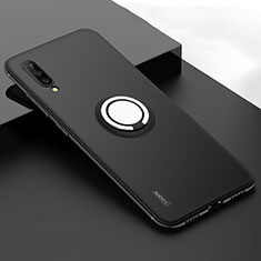Coque Ultra Fine Silicone Souple Housse Etui avec Support Bague Anneau Aimante Magnetique T05 pour Xiaomi Mi A3 Noir