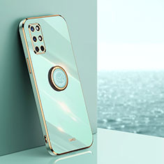 Coque Ultra Fine Silicone Souple Housse Etui avec Support Bague Anneau Aimante Magnetique XL1 pour OnePlus 9R 5G Vert