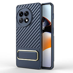 Coque Ultra Fine Silicone Souple Housse Etui avec Support KC2 pour OnePlus 11R 5G Bleu