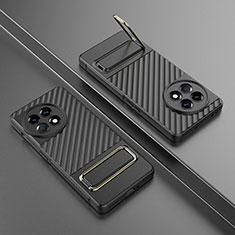 Coque Ultra Fine Silicone Souple Housse Etui avec Support KC3 pour OnePlus 11R 5G Noir