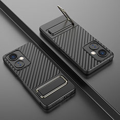 Coque Ultra Fine Silicone Souple Housse Etui avec Support KC3 pour OnePlus Nord N30 5G Noir