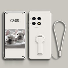 Coque Ultra Fine Silicone Souple Housse Etui avec Support pour OnePlus 11R 5G Blanc