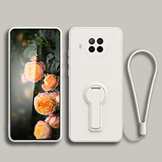 Coque Ultra Fine Silicone Souple Housse Etui avec Support pour Xiaomi Mi 10T Lite 5G Blanc