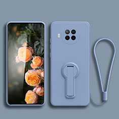 Coque Ultra Fine Silicone Souple Housse Etui avec Support pour Xiaomi Mi 10T Lite 5G Gris Lavende