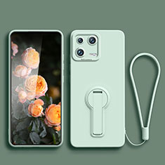Coque Ultra Fine Silicone Souple Housse Etui avec Support pour Xiaomi Mi 13 Pro 5G Pastel Vert
