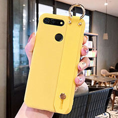 Coque Ultra Fine Silicone Souple Housse Etui C01 pour Huawei Honor View 20 Jaune