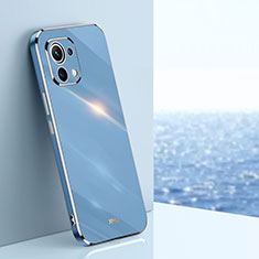 Coque Ultra Fine Silicone Souple Housse Etui C03 pour Xiaomi Mi 11 5G Bleu
