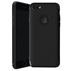Coque Ultra Fine Silicone Souple Housse Etui H01 pour Apple iPhone SE (2020) Noir
