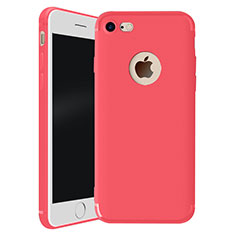 Coque Ultra Fine Silicone Souple Housse Etui H01 pour Apple iPhone SE (2020) Rouge