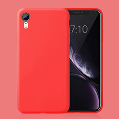 Coque Ultra Fine Silicone Souple Housse Etui HC01 pour Apple iPhone XR Rouge
