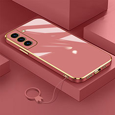 Coque Ultra Fine Silicone Souple Housse Etui M01 pour Samsung Galaxy S21 5G Rouge