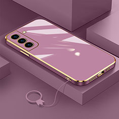 Coque Ultra Fine Silicone Souple Housse Etui M01 pour Samsung Galaxy S21 5G Violet