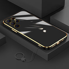 Coque Ultra Fine Silicone Souple Housse Etui M01 pour Samsung Galaxy S22 Ultra 5G Noir