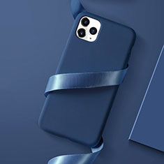Coque Ultra Fine Silicone Souple Housse Etui S01 pour Apple iPhone 11 Pro Bleu