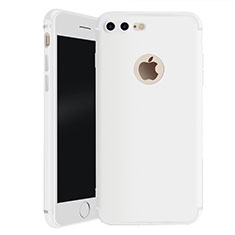 Coque Ultra Fine Silicone Souple Housse Etui S01 pour Apple iPhone 7 Plus Blanc