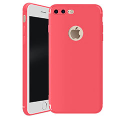 Coque Ultra Fine Silicone Souple Housse Etui S01 pour Apple iPhone 7 Plus Rouge