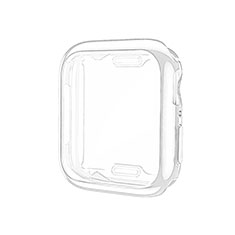 Coque Ultra Fine Silicone Souple Housse Etui S01 pour Apple iWatch 5 40mm Clair